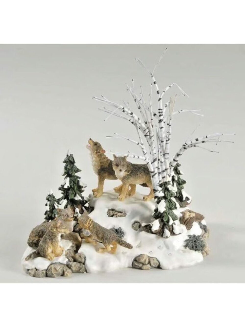 Department 56 Village Accessories Wolves in the Woods #52765 Retired w/ Box